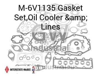 Gasket Set,Oil Cooler & Lines — M-6V1135