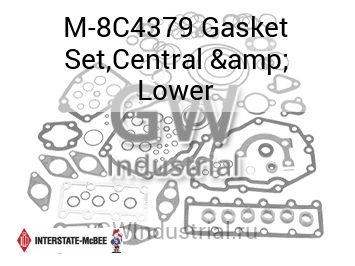 Gasket Set,Central & Lower — M-8C4379