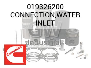 CONNECTION,WATER INLET — 019326200