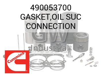 GASKET,OIL SUC CONNECTION — 490053700
