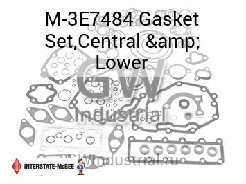 Gasket Set,Central & Lower — M-3E7484