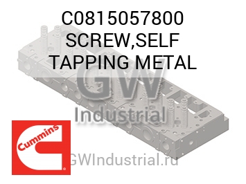 SCREW,SELF TAPPING METAL — C0815057800