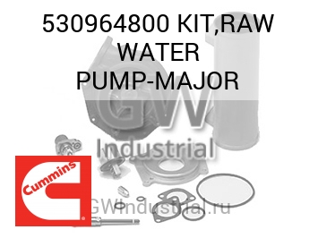KIT,RAW WATER PUMP-MAJOR — 530964800