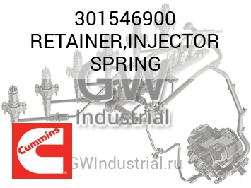 RETAINER,INJECTOR SPRING — 301546900