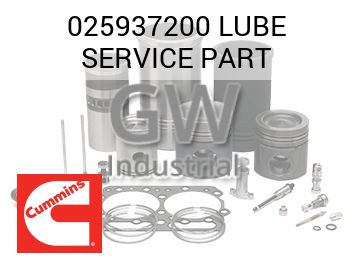 LUBE SERVICE PART — 025937200