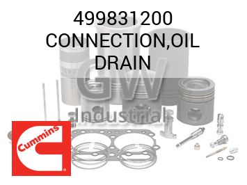 CONNECTION,OIL DRAIN — 499831200