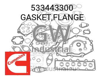 GASKET,FLANGE — 533443300