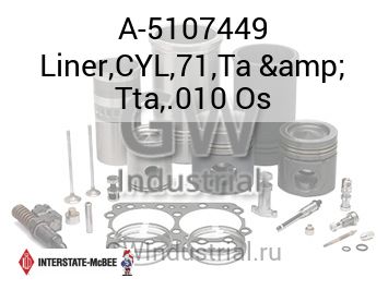 Liner,CYL,71,Ta & Tta,.010 Os — A-5107449