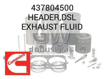 HEADER,DSL EXHAUST FLUID — 437804500