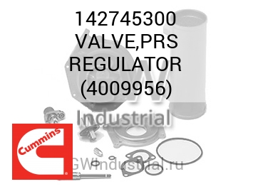 VALVE,PRS REGULATOR (4009956) — 142745300