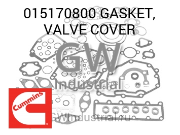 GASKET, VALVE COVER — 015170800