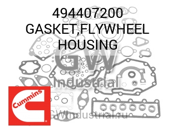 GASKET,FLYWHEEL HOUSING — 494407200