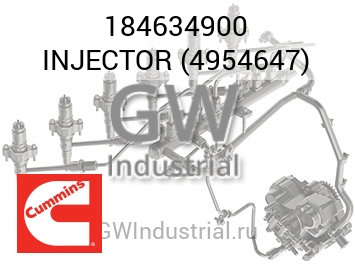 INJECTOR (4954647) — 184634900