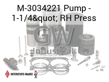 Pump - 1-1/4" RH Press — M-3034221