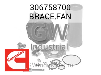 BRACE,FAN — 306758700