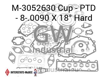 Cup - PTD - 8-.0090 X 18° Hard — M-3052630