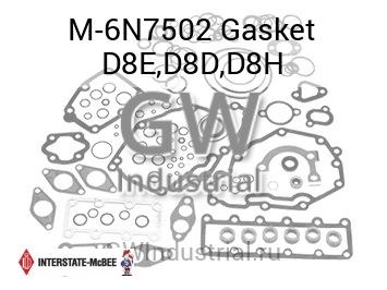 Gasket D8E,D8D,D8H — M-6N7502