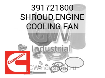 SHROUD,ENGINE COOLING FAN — 391721800