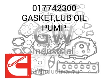 GASKET,LUB OIL PUMP — 017742300