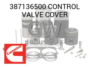 CONTROL VALVE COVER — 387136500