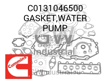 GASKET,WATER PUMP — C0131046500