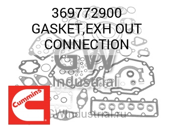 GASKET,EXH OUT CONNECTION — 369772900