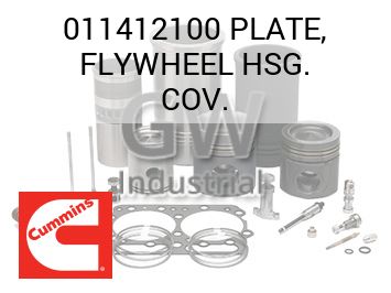 PLATE, FLYWHEEL HSG. COV. — 011412100