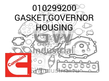 GASKET,GOVERNOR HOUSING — 010299200