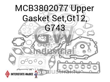 Upper Gasket Set,Gt12, G743 — MCB3802077