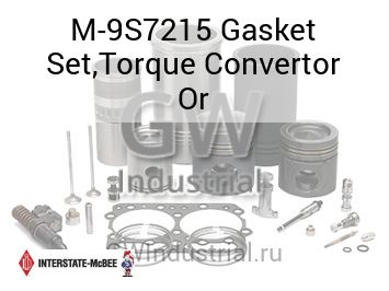 Gasket Set,Torque Convertor Or — M-9S7215