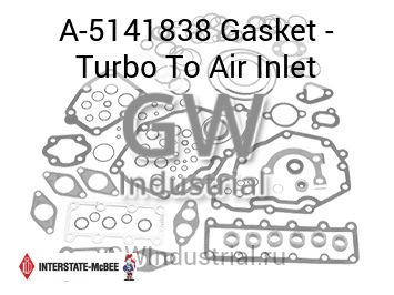 Gasket - Turbo To Air Inlet — A-5141838