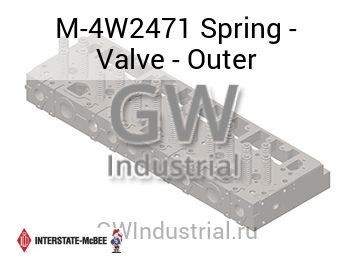 Spring - Valve - Outer — M-4W2471