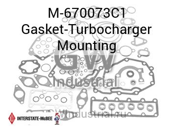 Gasket-Turbocharger Mounting — M-670073C1