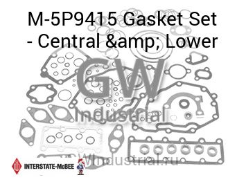 Gasket Set - Central & Lower — M-5P9415