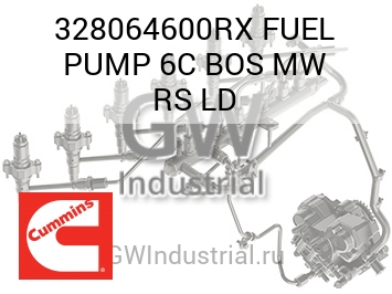 FUEL PUMP 6C BOS MW RS LD — 328064600RX