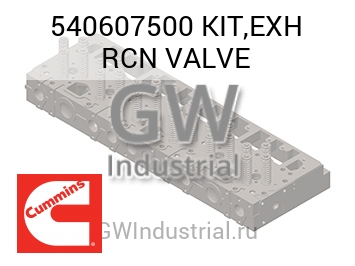 KIT,EXH RCN VALVE — 540607500