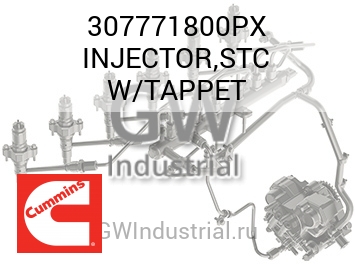 INJECTOR,STC W/TAPPET — 307771800PX