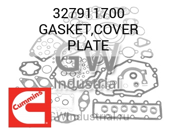 GASKET,COVER PLATE — 327911700