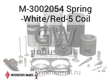 Spring -White/Red-5 Coil — M-3002054