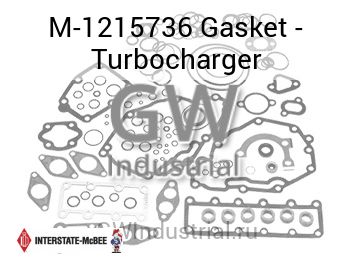 Gasket - Turbocharger — M-1215736
