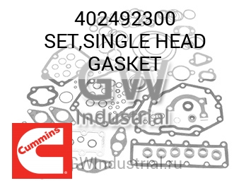 SET,SINGLE HEAD GASKET — 402492300