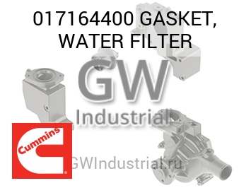 GASKET, WATER FILTER — 017164400