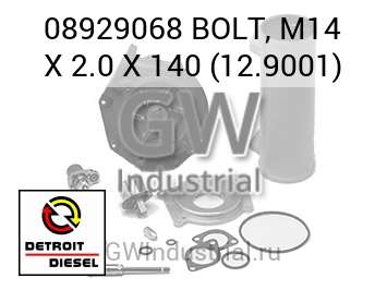 BOLT, M14 X 2.0 X 140 (12.9001) — 08929068