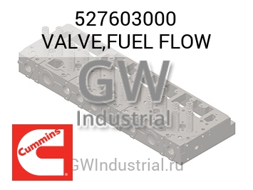 VALVE,FUEL FLOW — 527603000