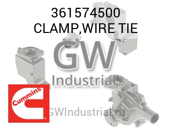 CLAMP,WIRE TIE — 361574500