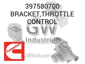 BRACKET,THROTTLE CONTROL — 397580700