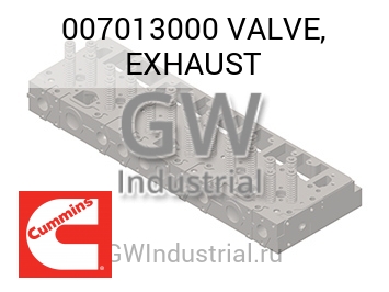 VALVE, EXHAUST — 007013000