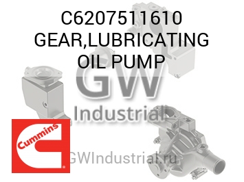 GEAR,LUBRICATING OIL PUMP — C6207511610