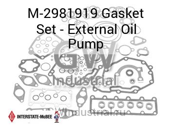 Gasket Set - External Oil Pump — M-2981919