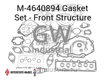 Gasket Set - Front Structure — M-4640894